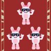 boppin bunny plush 3pcs